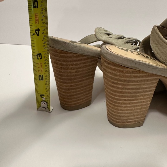 Sam Edelman Holly Slingback Leather Sandal Size 8 - Picture 12 of 12